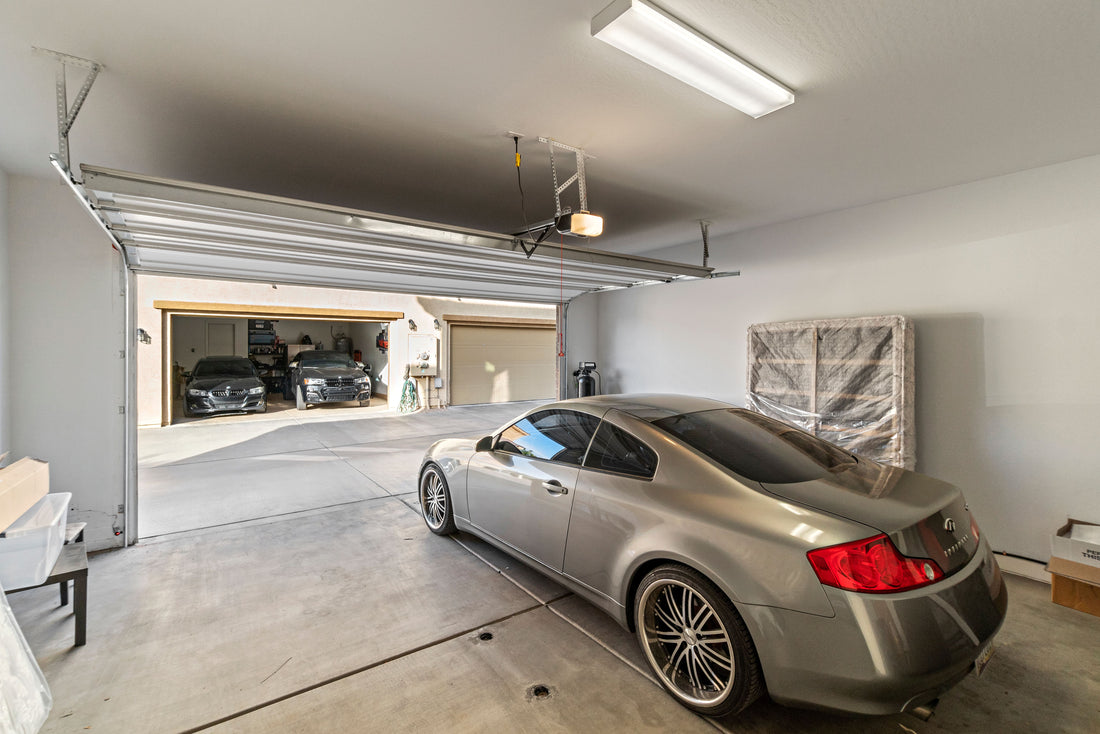 car parked in storage